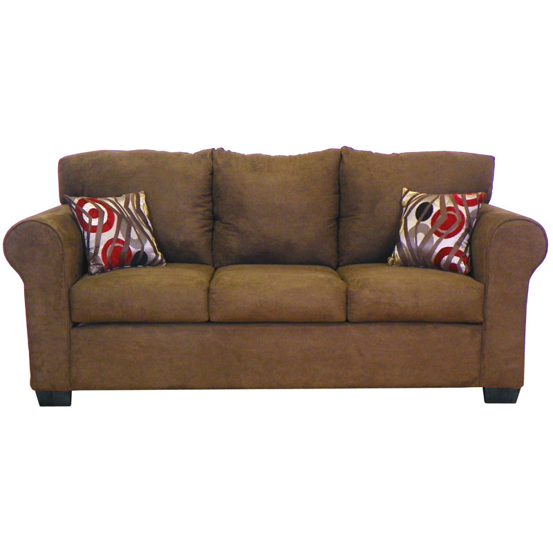 Bayswater Upholstered 84.5'' Sofa, Bulldozer Java / Transform Mocha