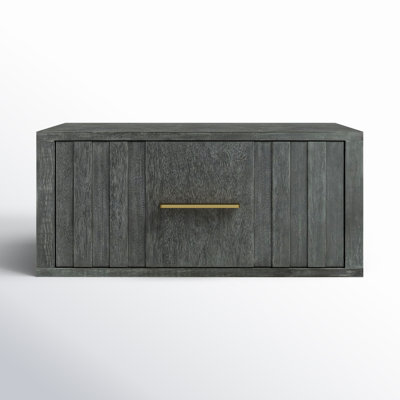 Nantucket Gray Wood Nightstand