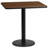 Carrus Rectangular Laminate Dining Table Top with Round Base-1464009583-1464009571