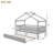 Wooden House Bed With  Trundle-781824790