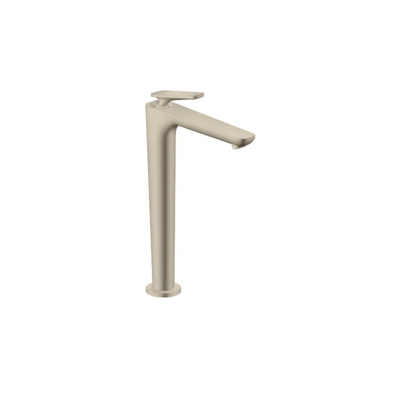 AXOR Citterio C Single-Hole Faucet 250 Coolstart With Pop-Up Drain, 1.2 GPM, Brushed Nickel