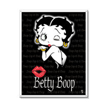 Betty Boop - Pink Kiss Laminated & Framed Poster (16 x 20)