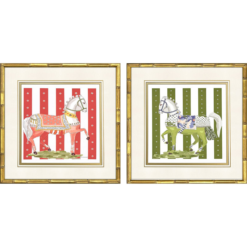 High Stepping Framed Art