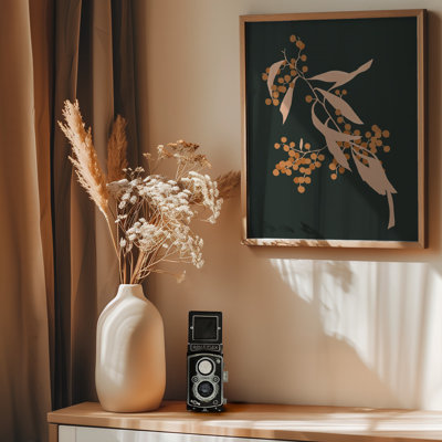 "The Blooming Touch" Framed Textured Wall Art