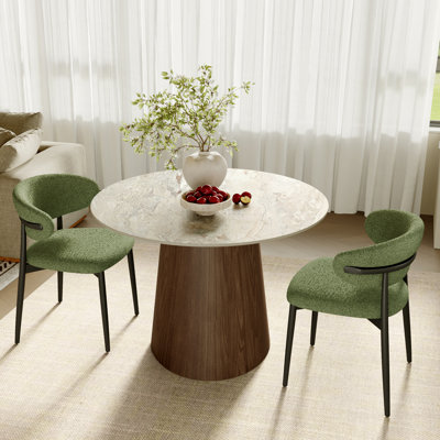 Bobrow Modern Dining Table Set For 2