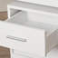 Bureau d'ordinateur personnel en métal pour ordinateur portable configurable à droite ou à gauche avec tiroirs de rangement de L 60 po-1275713574