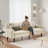 80" Modern Faux Leather Upholstered Sofa for Living Room-1096861587