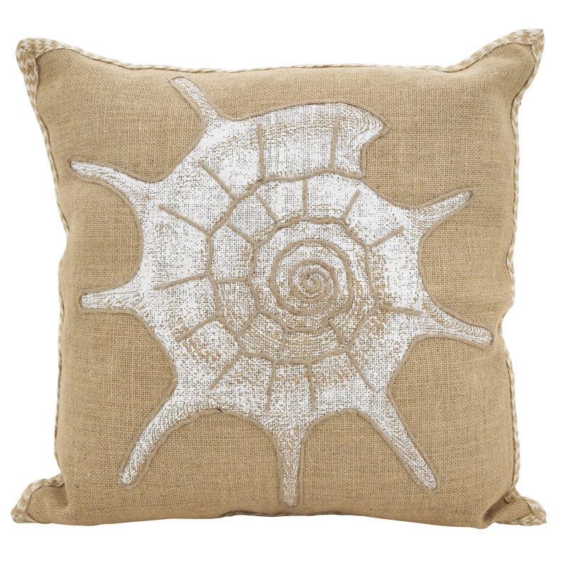 Neptunian Show and Shell Down Filled Throw Pillow