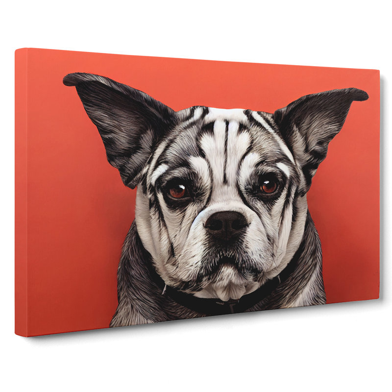 Dog Vol.5 - Wrapped Canvas, 35cm H x 50cm W x 3cm D