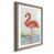 Toile avec cadre gris