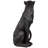 Statue noir pensive panther