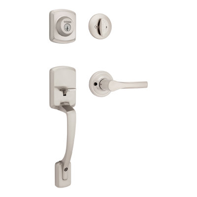 Henley/Henley Handle With Lever And Deadbolt Reversible Entry Set