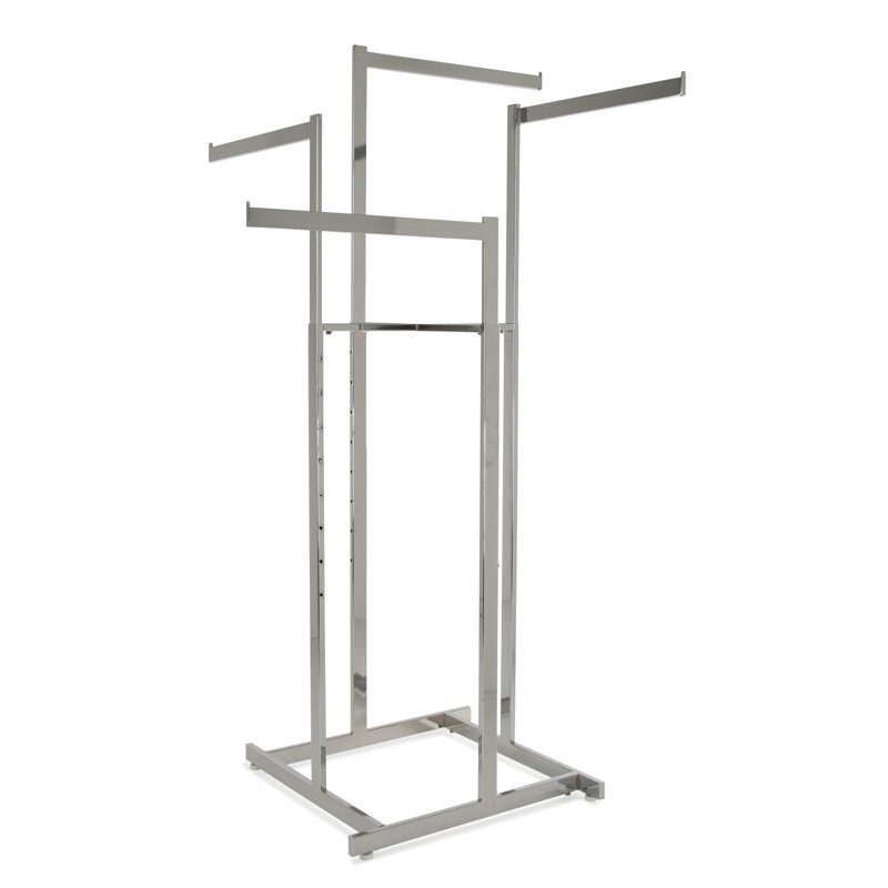 Metal Clothing Rack, Chrome