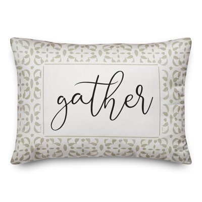 Housse et insert de coussin rectangulaire d'extérieur Gather Watercolor