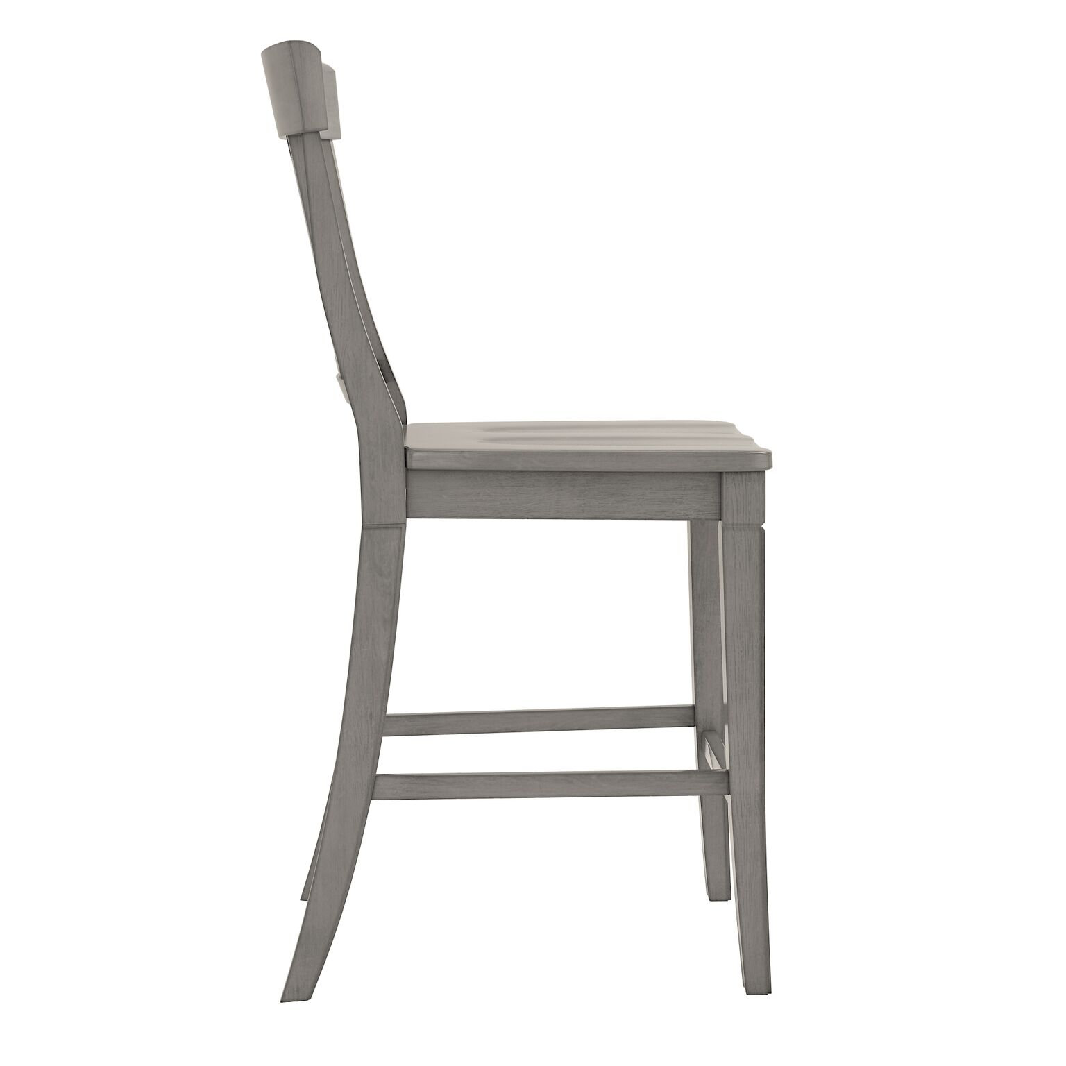Fortville Bar Stool, Antique Gray, Counter Stool (24.21" Seat Height)