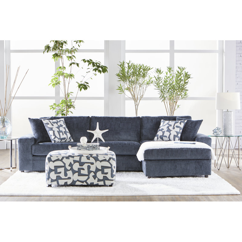 Repose-pieds 5825Ot21 avec roulettes - indigo Heary