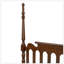 Grand lit plateforme avec lit gigogne simple TG et 2 tiroirs de rangement, lit en bois classique avec tête de lit à broche-80908261