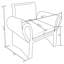 Fauteuil Whitney