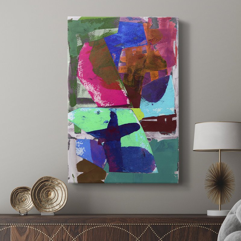 Brights Strokes III - galerie sur mesure, H 36 po x l 24 po
