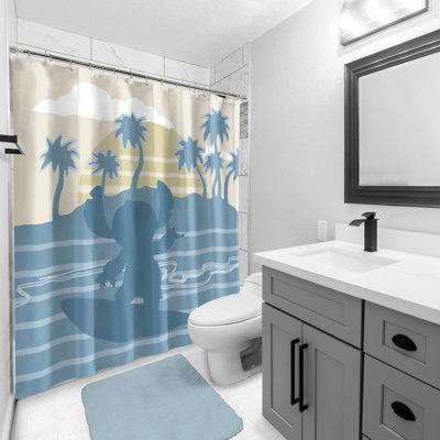 Lilo and Stitch - Set for a bath for adults - (bad) shower curtain