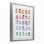 «Spooky Cute Pastel Ghost», reproduction sous verre encadrée, design par Rachel Nieman