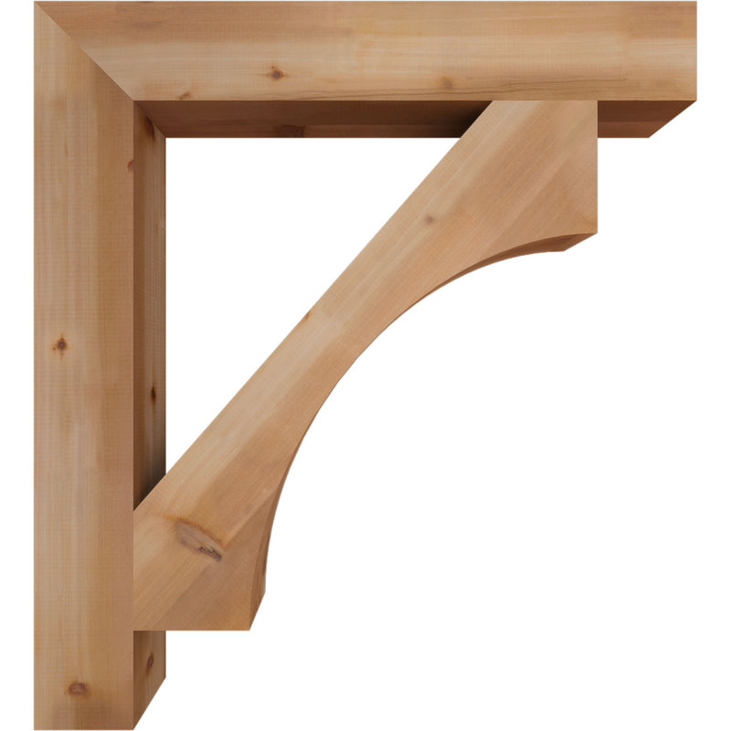 Support Westlake Block, Cèdre rouge de l'Ouest (lisse), H 44 po x l 5,5 po x P 40 po