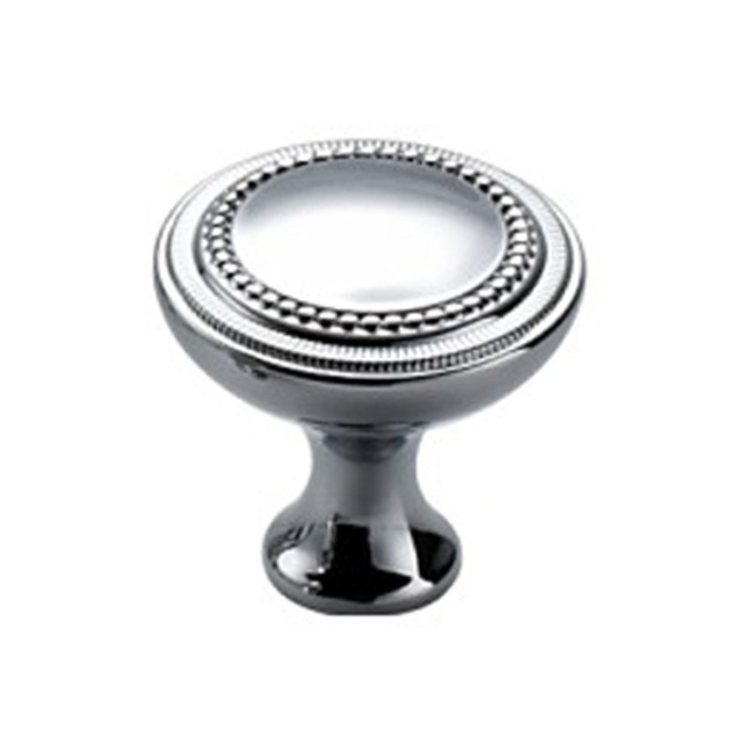 Poignée champignon de diamètre 1 3/8 po, Chrome poli