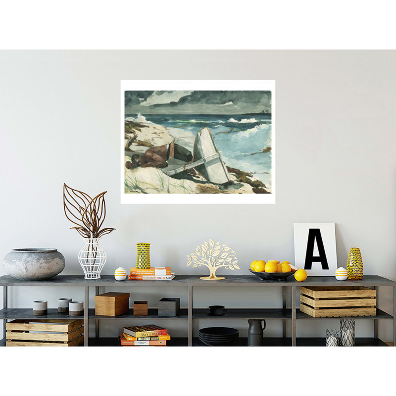 «After the Hurricane Bahamas» par Winslow Homer - Estampe numérique, H 32 po x l 40 po