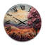 Horloge murale en bois massif Patmar-74911936