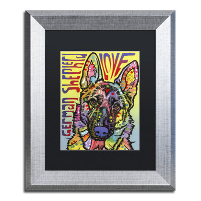 " German Shepherd Luv " by Dean Russo