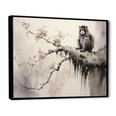 Macallister Asian Art Monkey II, reproduction d'art sur toile