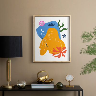 Matisse CDLVI, reproduction d'art encadrée - bois massif