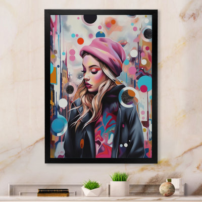 Portrait de femme pop art IV - Impression sur toile
