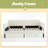 Twin Size Upholstered Daybed, Ribbed Tufted Backrest, Daybed In Lavish Modern Design, Richly Hued Foam Comfort-155101690