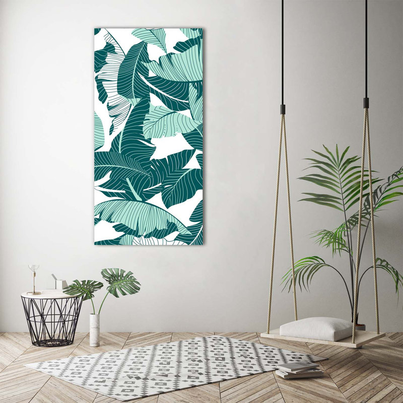 Tropical Leaves - Wrapped Canvas Print