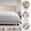 Linen Upholstered Bed Frame with Adjustable Headboard and Button Tufting-1191308099-1191308103