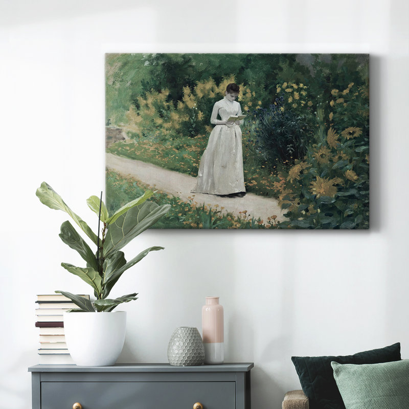 Botanique rétro - LVII, H 13 po x l 19 po x P 1,5 po, Toile tendue