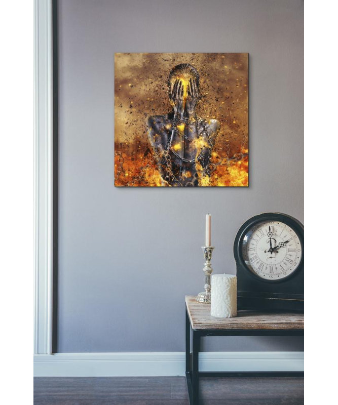 «Through Ashas Rise» par Mario Sanchez Nevado, art mural sur toile, H 18 po x l 18 po x P 0,75 po