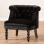 Fauteuil en polyester touffeté de 25,74 po de largeur Klasiène