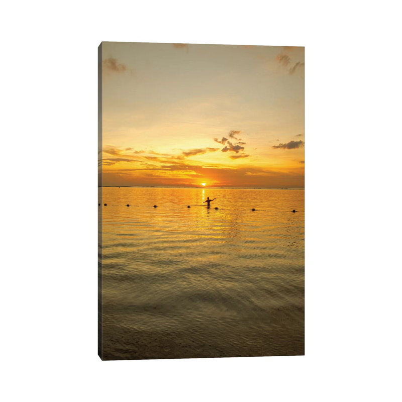 Mauritius Fisherman by Mark Paulda - Wrapped Canvas Print, 20.32 cm H x 30.48 cm W
