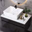Petit meuble-lavabo flottant simple avec lavabo