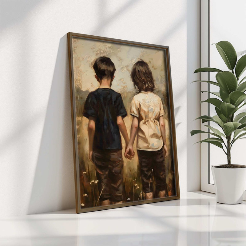 Élégante peinture décorative en panneau de fibres à densité moyenne, 13,8 x 18,5 x 0,1 pouces | 100% panneau de fibres à densité moyenne avec épaisseur de 3 mm, cadre 100% bois de pin | Œuvre d'art imprimée aux UV pour une décoration élégante, parfaite pour le salon ou le bureau
