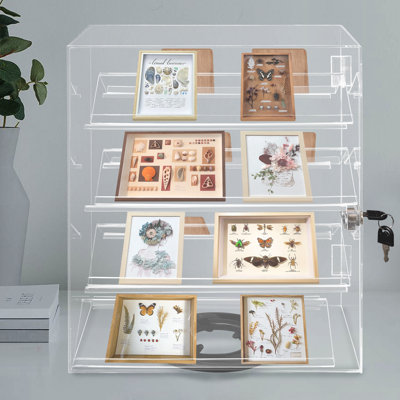 4 Tier Acrylic Rotating Display Case