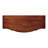 Arisai 40 in. W Demilune Wood 3 Drawer 2 Door Accent Cabinet, Light Cherry-73587630