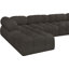 Canapé modulaire rembourré 204 po Ames-90279383
