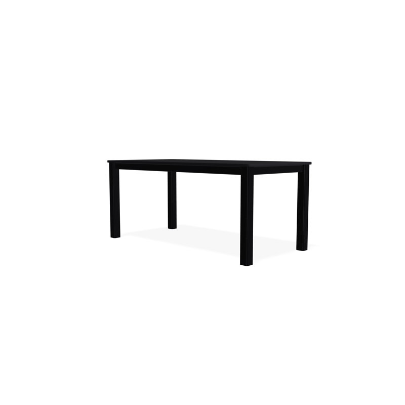 Table basse Robinett, Noir mat, Noir mat