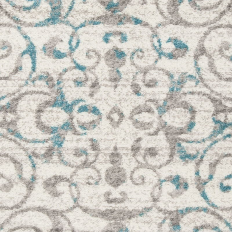 Tapis à motif floral Kingstowne Skyler, Rectangle 4pi x 6 pi