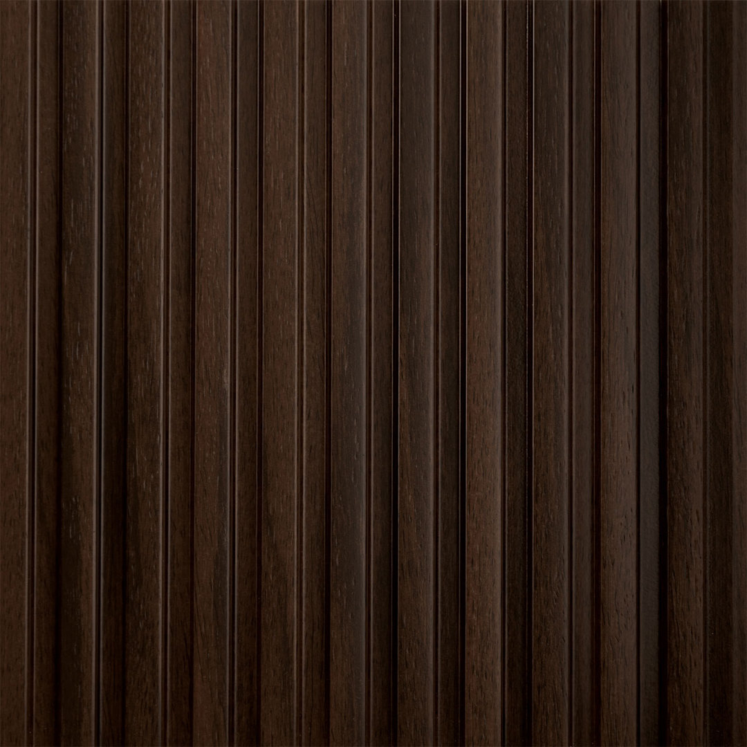 Medium Slats 94.5" L x 9.5" W x 0.5" D Polystyrene Glue-up Wood Slat Walls 62 sq.ft. (Set of 10) FromPlainToBeautifulInHours 