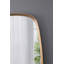 Miroir 27 "x 37" Irrgeular avec cadre en bois