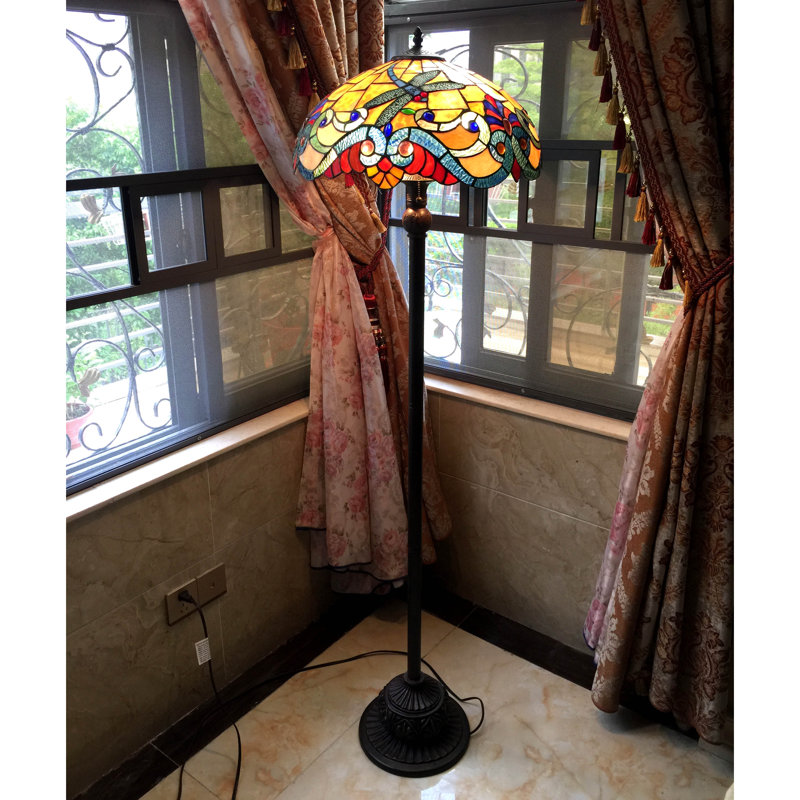 Malloway 63'' Antique Bronze Traditional Floor Lamp